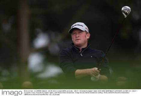 GOLF - Porsche European Open 2015 BAD GRIESBACH,GERMANY,24.SEP.15 - GOLF - European Tour, Porsche European Open, Golf Resort Bad Griesbach. Image shows Jamie Donaldson (WAL). GEPAxpictures xAndreasxPranter