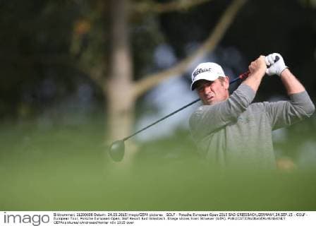 GOLF - Porsche European Open 2015 BAD GRIESBACH,GERMANY,24.SEP.15 - GOLF - European Tour, Porsche European Open, Golf Resort Bad Griesbach. Image shows Sven Struever (GER). GEPAxpictures xAndreasxPranter