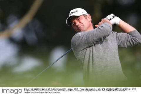 GOLF - Porsche European Open 2015 BAD GRIESBACH,GERMANY,24.SEP.15 - GOLF - European Tour, Porsche European Open, Golf Resort Bad Griesbach. Image shows Sven Struever (GER). GEPAxpictures xAndreasxPranter
