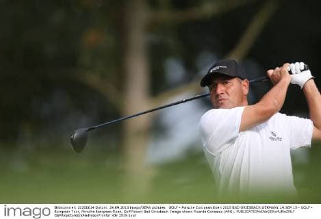 GOLF - Porsche European Open 2015 BAD GRIESBACH,GERMANY,24.SEP.15 - GOLF - European Tour, Porsche European Open, Golf Resort Bad Griesbach. Image shows Ricardo Gonzalez (ARG). GEPAxpictures xAndreasxPranter