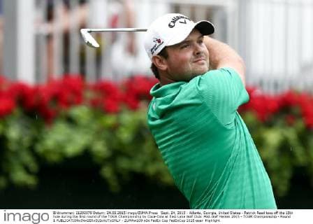 Sept. 24, 2015 - Atlanta, Georgia, United States - Patrick Reed tees off the 18th hole during the first round of the TOUR Championship by Coca-Cola at East Lake Golf Club. PGA Golf Herren 2015 - TOUR Championship - Round 1 - ZUMAw109