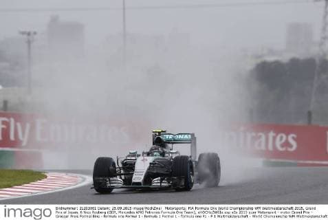Motorsports: FIA Formula One World Championship WM Weltmeisterschaft 2015, Grand Prix of Japan, 6 Nico Rosberg (GER, Mercedes AMG Petronas Formula One Team), xHOCHxZWEIx