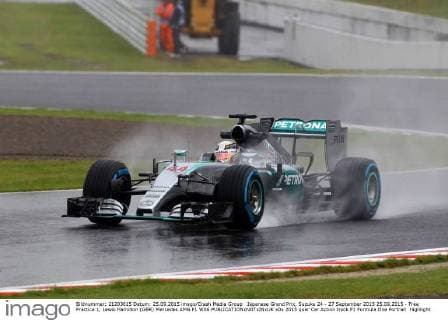Japanese Grand Prix, Suzuka 24 - 27 September 2015 25.09.2015 - Free Practice 1, Lewis Hamilton (GBR) Mercedes AMG F1 W06 