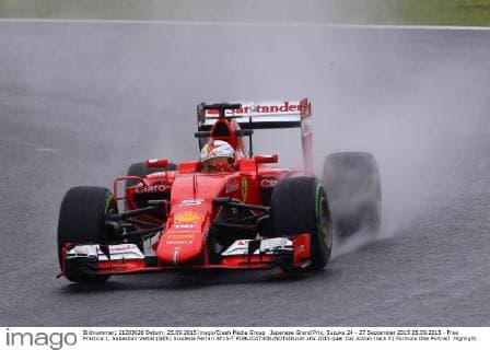 Japanese Grand Prix, Suzuka 24 - 27 September 2015 25.09.2015 - Free Practice 1, Sebastian Vettel (GER) Scuderia Ferrari SF15-T 