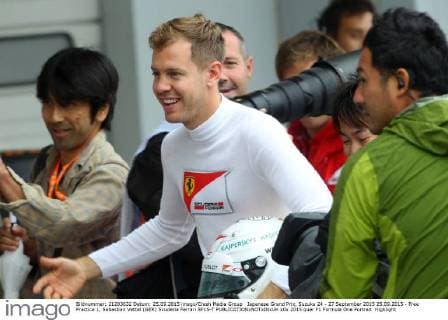 Japanese Grand Prix, Suzuka 24 - 27 September 2015 25.09.2015 - Free Practice 1, Sebastian Vettel (GER) Scuderia Ferrari SF15-T 