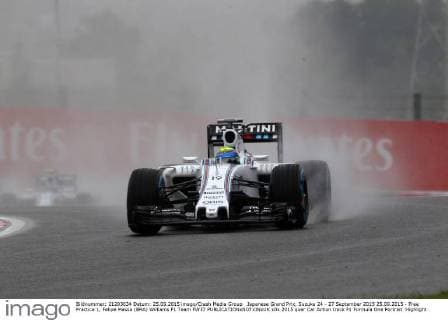 Japanese Grand Prix, Suzuka 24 - 27 September 2015 25.09.2015 - Free Practice 1, Felipe Massa (BRA) Williams F1 Team FW37 