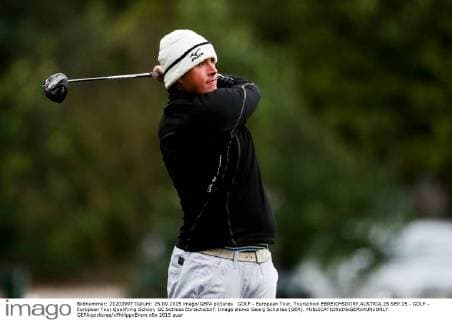 GOLF - European Tour, Tourschool EBREICHSDORF,AUSTRIA,25.SEP.15 - GOLF - European Tour Qualifying School, GC Schloss Ebreichsdorf. Image shows Georg Schultes (GER). GEPAxpictures xPhilippxBrem