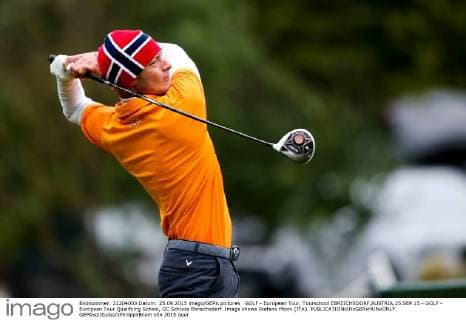 GOLF - European Tour, Tourschool EBREICHSDORF,AUSTRIA,25.SEP.15 - GOLF - European Tour Qualifying School, GC Schloss Ebreichsdorf. Image shows Stefano Pitoni (ITA). GEPAxpictures xPhilippxBrem