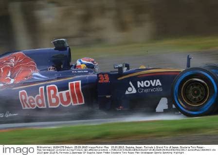 25.09.2015. Suzuka, Japan. Formula 1 Grand Prix of Japan. Scuderia Toro Rosso - Max Verstappen pictured during Fridays rain affected practice. x  ActionPlus11663985