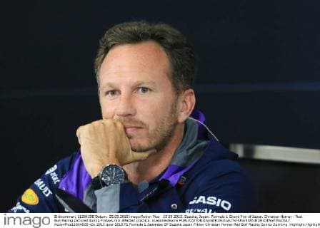 25.09.2015. Suzuka, Japan. Formula 1 Grand Prix of Japan. Christian Horner - Red Bull Racing pictured during Fridays rain affected practice. xLeannexBoonx  ActionPlus11664005