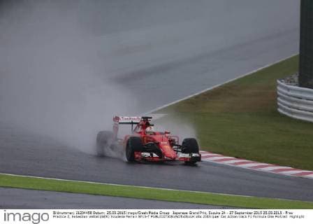 Japanese Grand Prix, Suzuka 24 - 27 September 2015 25.09.2015 - Free Practice 2, Sebastian Vettel (GER) Scuderia Ferrari SF15-T 