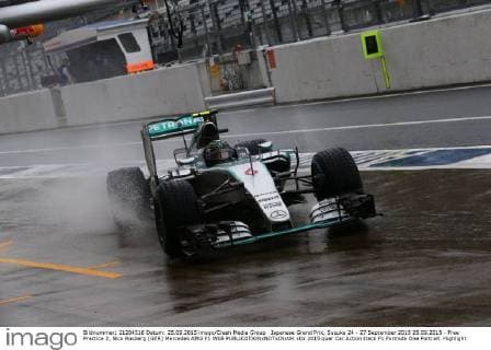 Japanese Grand Prix, Suzuka 24 - 27 September 2015 25.09.2015 - Free Practice 2, Nico Rosberg (GER) Mercedes AMG F1 W06 