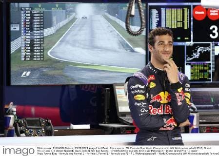 Motorsports: FIA Formula One World Championship WM Weltmeisterschaft 2015, Grand Prix of Japan, 3 Daniel Ricciardo (AUS, Infiniti Red Bull Racing), xHOCHxZWEIx