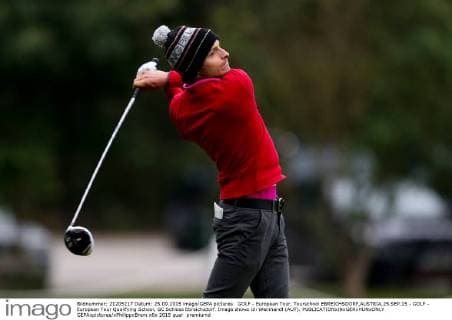 GOLF - European Tour, Tourschool EBREICHSDORF,AUSTRIA,25.SEP.15 - GOLF - European Tour Qualifying School, GC Schloss Ebreichsdorf. Image shows Uli Weinhandl (AUT). GEPAxpictures xPhilippxBrem
