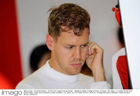 Sebastian Vettel, Scuderia Ferrari, formula 1 GP, Japan in Suzuka, 25.09.2015 Photo:mspb Lukas Gorys Sebastian Vettel, formula 1 GP, Japan