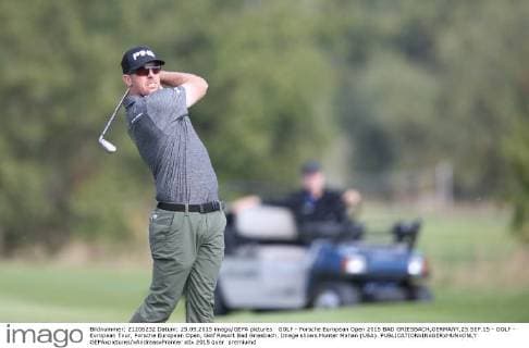 GOLF - Porsche European Open 2015 BAD GRIESBACH,GERMANY,25.SEP.15 - GOLF - European Tour, Porsche European Open, Golf Resort Bad Griesbach. Image shows Hunter Mahan (USA). GEPAxpictures xAndreasxPranter