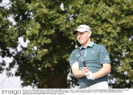 GOLF - Porsche European Open 2015 BAD GRIESBACH,GERMANY,25.SEP.15 - GOLF - European Tour, Porsche European Open, Golf Resort Bad Griesbach. Image shows Stephen Gallacher (SCO). GEPAxpictures xAndreasxPranter
