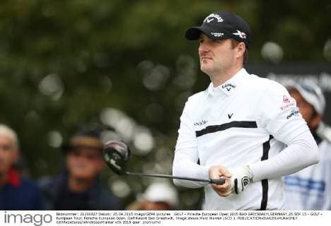 GOLF - Porsche European Open 2015 BAD GRIESBACH,GERMANY,25.SEP.15 - GOLF - European Tour, Porsche European Open, Golf Resort Bad Griesbach. Image shows Marc Warren (SCO ). GEPAxpictures xAndreasxPranter