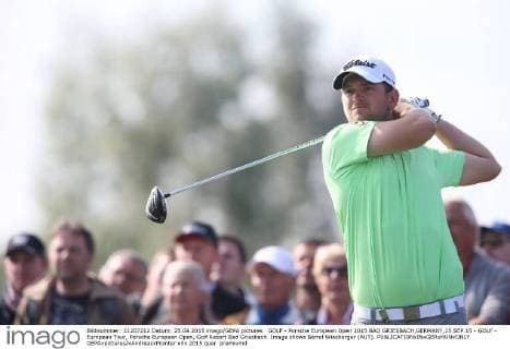 GOLF - Porsche European Open 2015 BAD GRIESBACH,GERMANY,25.SEP.15 - GOLF - European Tour, Porsche European Open, Golf Resort Bad Griesbach. Image shows Bernd Wiesberger (AUT). GEPAxpictures xAndreasxPranter