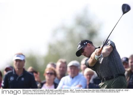 GOLF - Porsche European Open 2015 BAD GRIESBACH,GERMANY,25.SEP.15 - GOLF - European Tour, Porsche European Open, Golf Resort Bad Griesbach. Image shows Hunter Mahan (USA). GEPAxpictures xAndreasxPranter