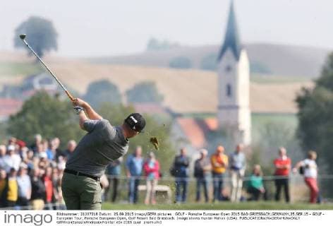 GOLF - Porsche European Open 2015 BAD GRIESBACH,GERMANY,25.SEP.15 - GOLF - European Tour, Porsche European Open, Golf Resort Bad Griesbach. Image shows Hunter Mahan (USA). GEPAxpictures xAndreasxPranter