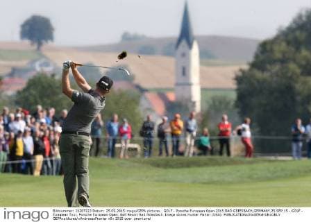 GOLF - Porsche European Open 2015 BAD GRIESBACH,GERMANY,25.SEP.15 - GOLF - European Tour, Porsche European Open, Golf Resort Bad Griesbach. Image shows Hunter Mahan (USA). GEPAxpictures xAndreasxPranter