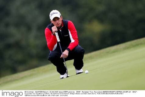 GOLF - European Tour, Tourschool EBREICHSDORF,AUSTRIA,25.SEP.15 - GOLF - European Tour Qualifying School, GC Schloss Ebreichsdorf. Image shows Leonhard Astl (AUT). GEPAxpictures xPhilippxBrem