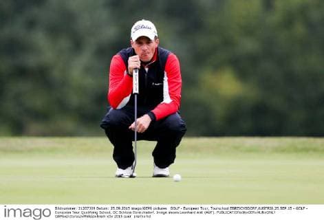 GOLF - European Tour, Tourschool EBREICHSDORF,AUSTRIA,25.SEP.15 - GOLF - European Tour Qualifying School, GC Schloss Ebreichsdorf. Image shows Leonhard Astl (AUT). GEPAxpictures xPhilippxBrem