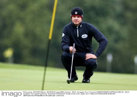 GOLF - European Tour, Tourschool EBREICHSDORF,AUSTRIA,25.SEP.15 - GOLF - European Tour Qualifying School, GC Schloss Ebreichsdorf. Image shows Robin Goger (AUT). GEPAxpictures xPhilippxBrem