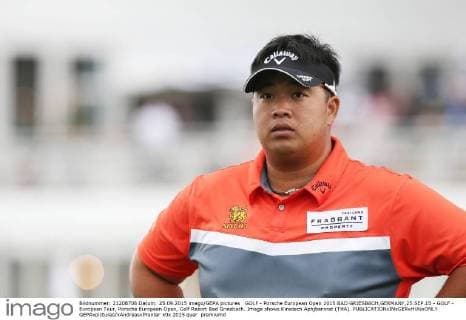GOLF - Porsche European Open 2015 BAD GRIESBACH,GERMANY,25.SEP.15 - GOLF - European Tour, Porsche European Open, Golf Resort Bad Griesbach. Image shows Kiradech Aphjbarnrat (THA). GEPAxpictures xAndreasxPranter
