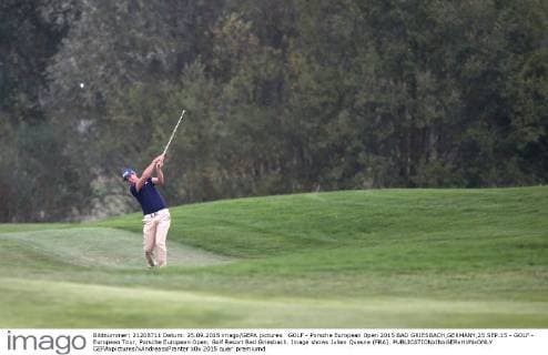 GOLF - Porsche European Open 2015 BAD GRIESBACH,GERMANY,25.SEP.15 - GOLF - European Tour, Porsche European Open, Golf Resort Bad Griesbach. Image shows Julien Quesne (FRA). GEPAxpictures xAndreasxPranter