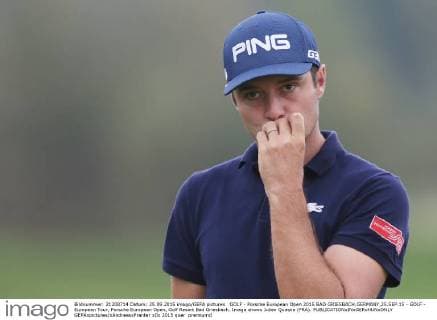 GOLF - Porsche European Open 2015 BAD GRIESBACH,GERMANY,25.SEP.15 - GOLF - European Tour, Porsche European Open, Golf Resort Bad Griesbach. Image shows Julien Quesne (FRA). GEPAxpictures xAndreasxPranter