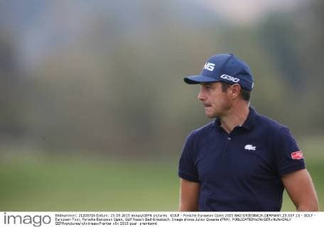 GOLF - Porsche European Open 2015 BAD GRIESBACH,GERMANY,25.SEP.15 - GOLF - European Tour, Porsche European Open, Golf Resort Bad Griesbach. Image shows Julien Quesne (FRA). GEPAxpictures xAndreasxPranter