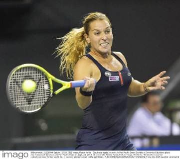 Cibulkova beats Ivanovic in Pan Pacific Open Slovakia s Dominika Cibulkova plays Ana Ivanovic of Serbia at the Pan Pacific Open on Sept. 25, 2015, at the Ariake Tennis Forest Park in Tokyo. World No. 48 Cibulkova scored a shock win over former world No. 1 Ivanovic and advanced to the semifinals. 