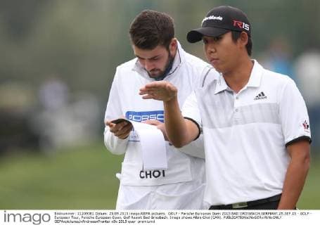 GOLF - Porsche European Open 2015 BAD GRIESBACH,GERMANY,25.SEP.15 - GOLF - European Tour, Porsche European Open, Golf Resort Bad Griesbach. Image shows Albin Choi (CAN). GEPAxpictures xAndreasxPranter