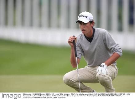 GOLF - Porsche European Open 2015 BAD GRIESBACH,GERMANY,25.SEP.15 - GOLF - European Tour, Porsche European Open, Golf Resort Bad Griesbach. Image shows Renato Paratore (ITA). GEPAxpictures xAndreasxPranter