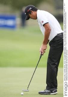 GOLF - Porsche European Open 2015 BAD GRIESBACH,GERMANY,25.SEP.15 - GOLF - European Tour, Porsche European Open, Golf Resort Bad Griesbach. Image shows Albin Choi (CAN). GEPAxpictures xAndreasxPranter