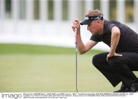 GOLF - Porsche European Open 2015 BAD GRIESBACH,GERMANY,25.SEP.15 - GOLF - European Tour, Porsche European Open, Golf Resort Bad Griesbach. Image shows Simon Wakefield (ENG). GEPAxpictures xAndreasxPranter