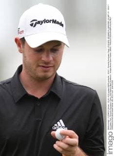GOLF - Porsche European Open 2015 BAD GRIESBACH,GERMANY,25.SEP.15 - GOLF - European Tour, Porsche European Open, Golf Resort Bad Griesbach. Image shows Sam Hutsby (ENG). GEPAxpictures xAndreasxPranter