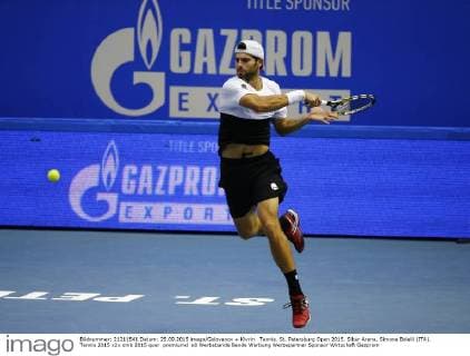Tennis. St. Petersburg Open 2015. Sibur Arena. Simone Bolelli (ITA).