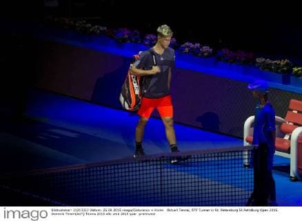 Aktuell Tennis, ATP Turnier in St. Petersburg St.Petrsburg Open 2015. Dominik Thiem(AUT)