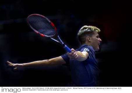 Aktuell Tennis, ATP Turnier in St. Petersburg St.Petrsburg Open 2015. Dominik Thiem(AUT)