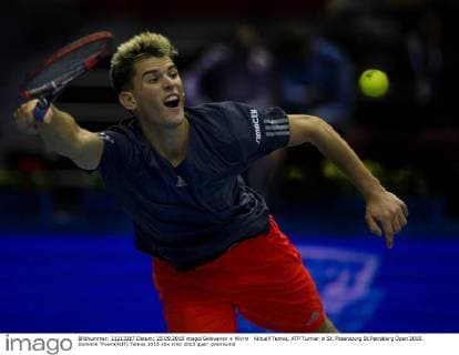 Aktuell Tennis, ATP Turnier in St. Petersburg St.Petrsburg Open 2015. Dominik Thiem(AUT)