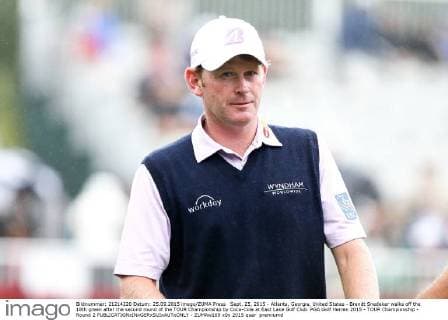 Sept. 25, 2015 - Atlanta, Georgia, United States - Brandt Snedeker walks off the 18th green after the second round of the TOUR Championship by Coca-Cola at East Lake Golf Club. PGA Golf Herren 2015 - TOUR Championship - Round 2 - ZUMAw109