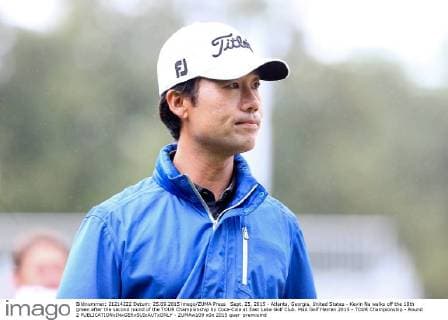 Sept. 25, 2015 - Atlanta, Georgia, United States - Kevin Na walks off the 18th green after the second round of the TOUR Championship by Coca-Cola at East Lake Golf Club. PGA Golf Herren 2015 - TOUR Championship - Round 2 - ZUMAw109