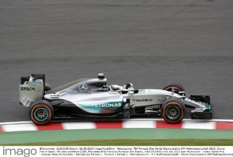 Motorsports: FIA Formula One World Championship WM Weltmeisterschaft 2015, Grand Prix of Japan, 44 Lewis Hamilton (GBR, Mercedes AMG Petronas Formula One Team), xHOCHxZWEIx
