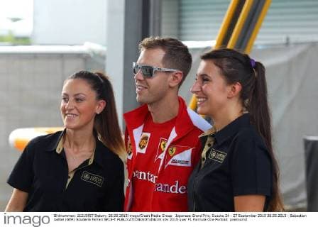 Japanese Grand Prix, Suzuka 24 - 27 September 2015 26.09.2015 - Sebastian Vettel (GER) Scuderia Ferrari SF15-T 