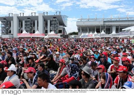 Japanese Grand Prix, Suzuka 24 - 27 September 2015 26.09.2015 - Fans 