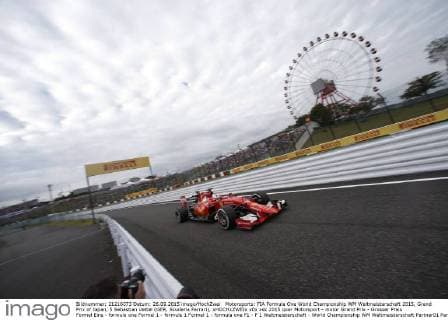 Motorsports: FIA Formula One World Championship WM Weltmeisterschaft 2015, Grand Prix of Japan, 5 Sebastian Vettel (GER, Scuderia Ferrari), xHOCHxZWEIx