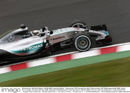 Motorsports: FIA Formula One World Championship WM Weltmeisterschaft 2015, Grand Prix of Japan, 44 Lewis Hamilton (GBR, Mercedes AMG Petronas Formula One Team), xHOCHxZWEIx